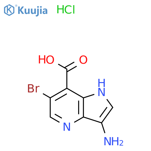 3-Amino-6-bromo-4-azaindole -7-carboxylic acid structure