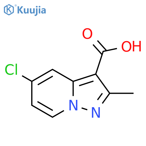 5-Chloro-2-methylpyrazolo[1,5-a]pyridine-3-carboxylic acid structure