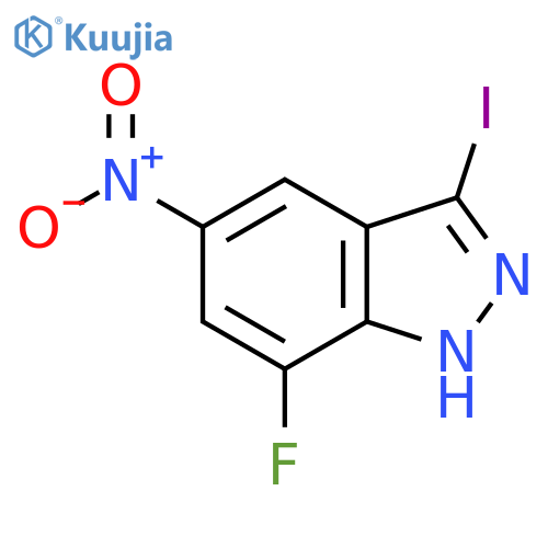 7-Fluoro-3-iodo-5-nitroindazole structure