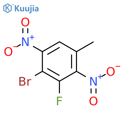 4-Bromo-2,5-dinitro-3-fluorotoluene structure