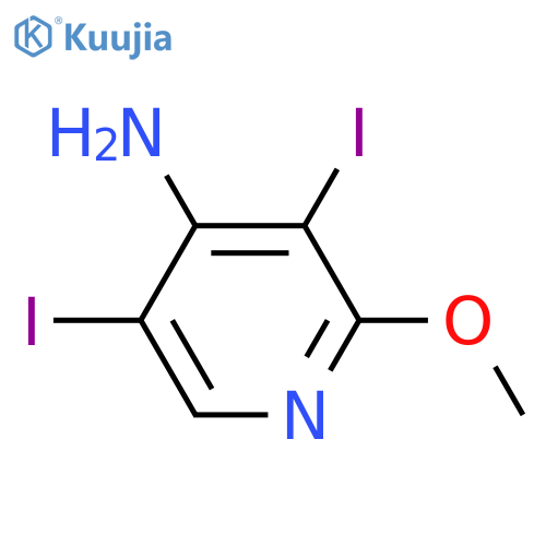 3,5-Diiodo-2-methoxypyridin-4-amine structure