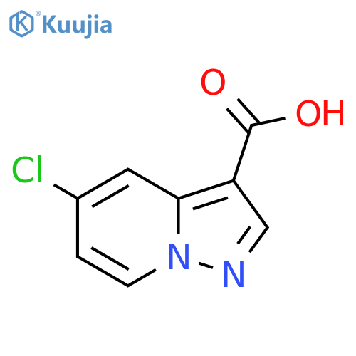 5-Chloropyrazolo[1,5-a]pyridine-3-carboxylic acid structure