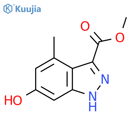Methyl 6-Hydroxy-4-methyl-1H-indazole-3-carboxylate structure