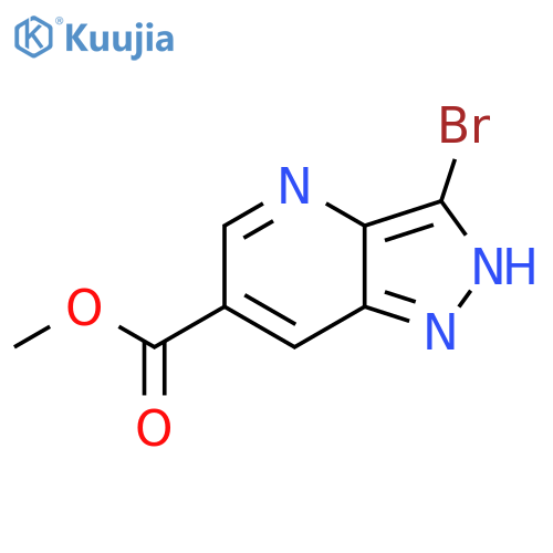 methyl 3-bromo-1H-pyrazolo[4,3-b]pyridine-6-carboxylate structure