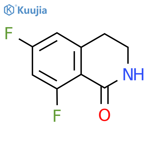 6,8-difluoro-3,4-dihydro-2H-isoquinolin-1-one structure