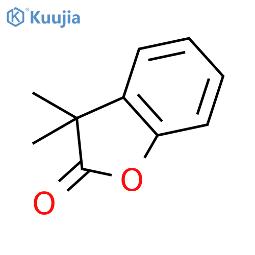 3,3-dimethyl-2,3-dihydro-1-benzofuran-2-one structure