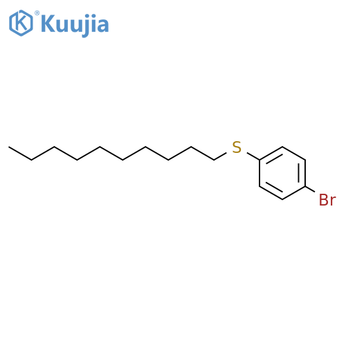 Benzene, 1-bromo-4-(decylthio)- structure