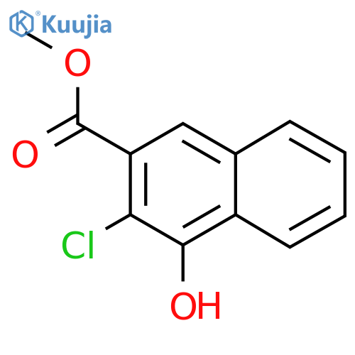 methyl 4-chloro-1-hydroxy-2-naphthoate structure