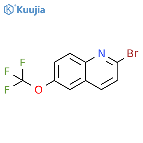 Quinoline, 2-bromo-6-(trifluoromethoxy)- structure