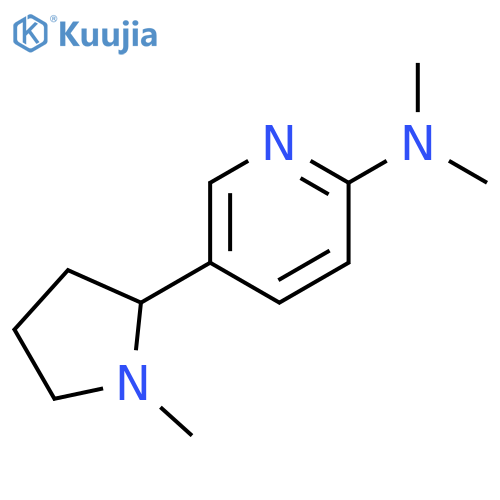 Dimethyl-[5-(1-methyl-pyrrolidin-2-yl)-pyridin-2-yl]-amine structure