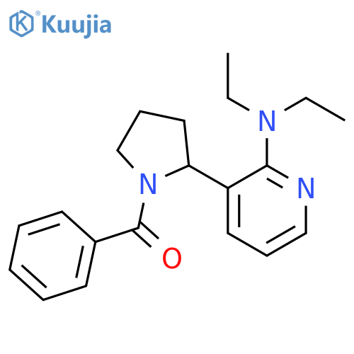 [2-(2-Diethylamino-pyridin-3-yl)-pyrrolidin-1-yl]-phenyl-methanone structure