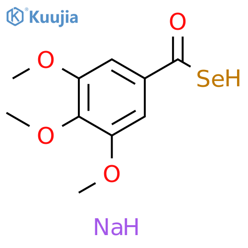 Benzenecarboselenoic acid, 3,4,5-trimethoxy-, sodium salt (1:1) structure