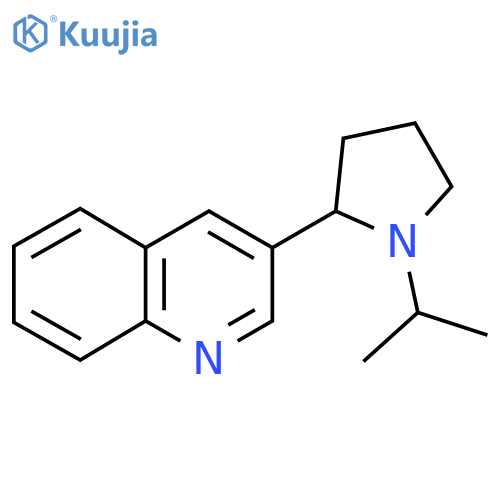 3-(1-Isopropylpyrrolidin-2-yl)quinoline structure