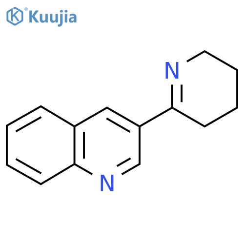 3-(3,4,5,6-Tetrahydropyridin-2-yl)quinoline structure