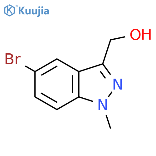 (5-Bromo-1-methyl-1H-indazol-3-yl)methanol structure