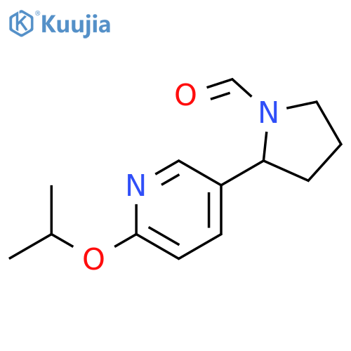 2-(6-Isopropoxy-pyridin-3-yl)-pyrrolidine-1-carbaldehyde structure