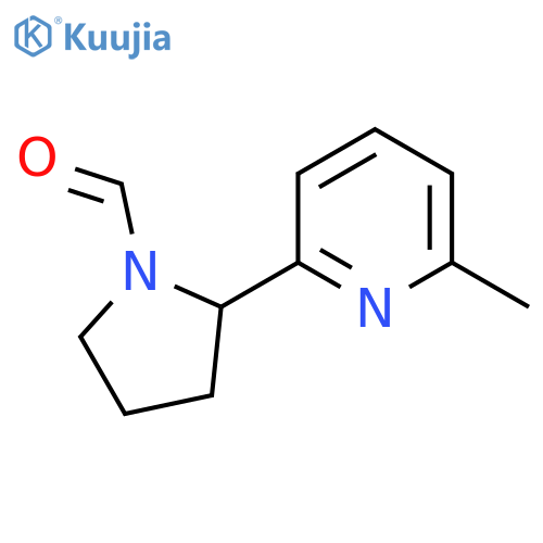 2-(6-Methylpyridin-2-yl)pyrrolidine-1-carbaldehyde structure