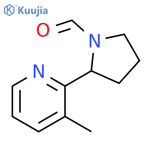 2-(3-Methyl-pyridin-2-yl)-pyrrolidine-1-carbaldehyde structure