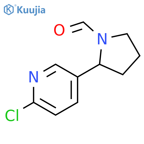 2-(6-Chloro-pyridin-3-yl)-pyrrolidine-1-carbaldehyde structure