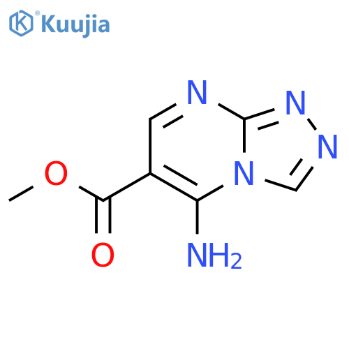 methyl 5-amino-1,2,4triazolo4,3-apyrimidine-6-carboxylate structure