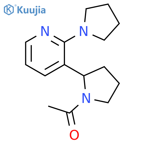 1-[2-(2-Pyrrolidin-1-yl-pyridin-3-yl)-pyrrolidin-1-yl]-ethanone structure