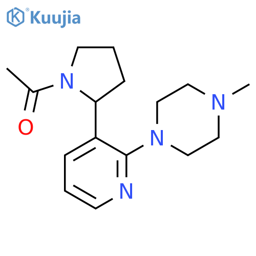 1-(2-(2-(4-Methylpiperazin-1-yl)pyridin-3-yl)pyrrolidin-1-yl)ethanone structure