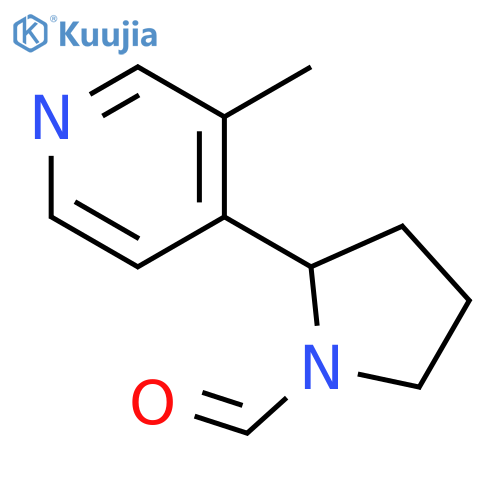 2-(3-Methyl-pyridin-4-yl)-pyrrolidine-1-carbaldehyde structure