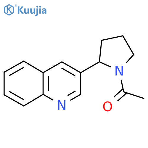 1-(2-(Quinolin-3-yl)pyrrolidin-1-yl)ethanone structure