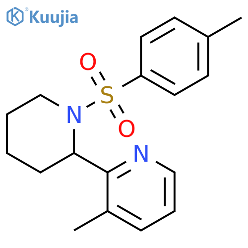 3-Methyl-1-(toluene-4-sulfonyl)-1,2,3,4,5,6-hexahydro-[2,2]bipyridinyl structure