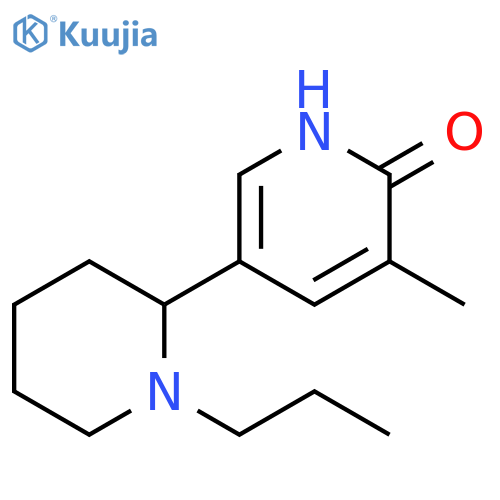 5-Methyl-1-propyl-1,2,3,4,5,6-hexahydro-1H-[2,3]bipyridinyl-6-one structure