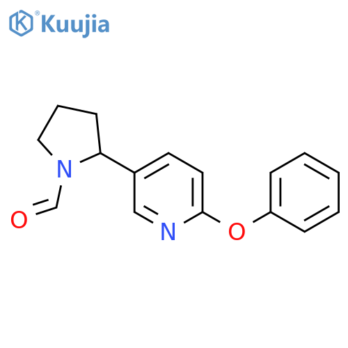 2-(6-Phenoxy-pyridin-3-yl)-pyrrolidine-1-carbaldehyde structure