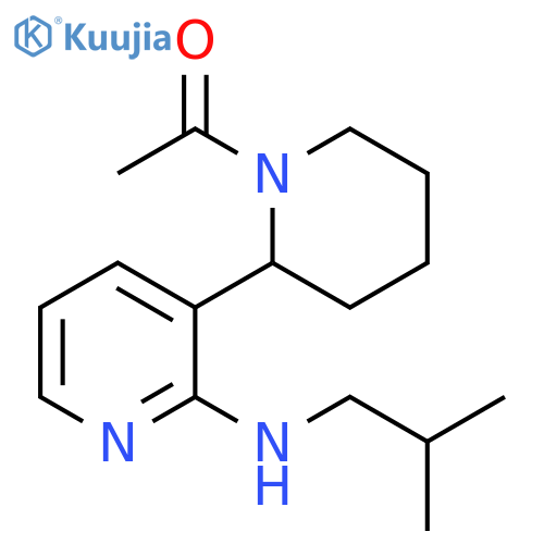 1-(2-Isobutylamino-3,4,5,6-tetrahydro-2H-[2,3]bipyridinyl-1-yl)-ethanone structure