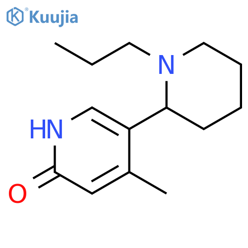 4-Methyl-1-propyl-1,2,3,4,5,6-hexahydro-1H-[2,3]bipyridinyl-6-one structure