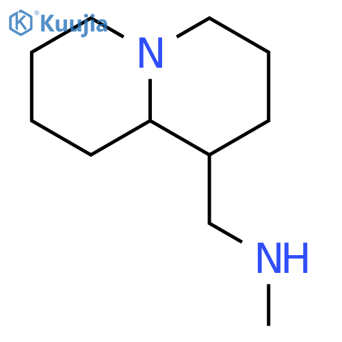 methyl(octahydro-1H-quinolizin-1-yl)methylamine structure