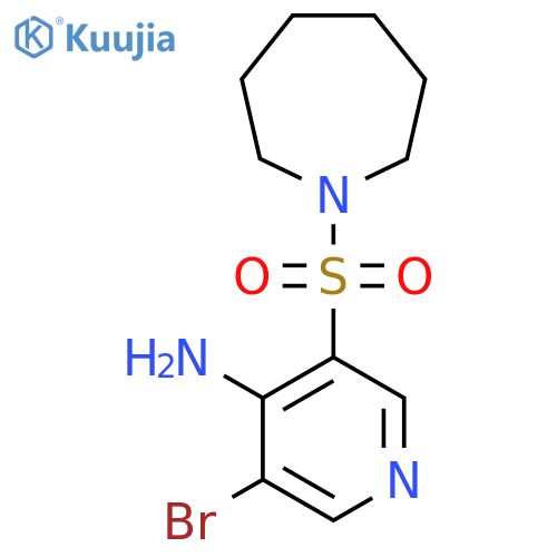 3-(Azepan-1-ylsulfonyl)-5-bromopyridin-4-amine structure