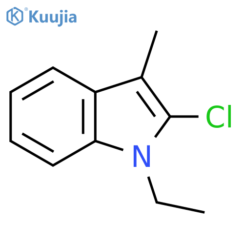 2-Chloro-1-ethyl-3-methyl-1H-indole structure