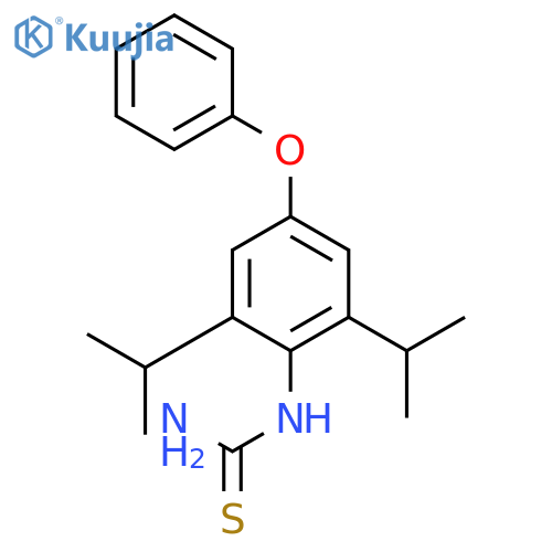 1-(2,6-Diisopropyl-4-phenoxyphenyl)thiourea structure
