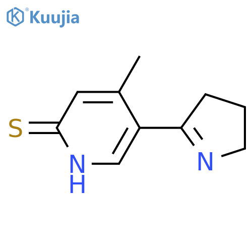 5-(4,5-Dihydro-3H-pyrrol-2-yl)-4-methyl-pyridine-2-thiol structure