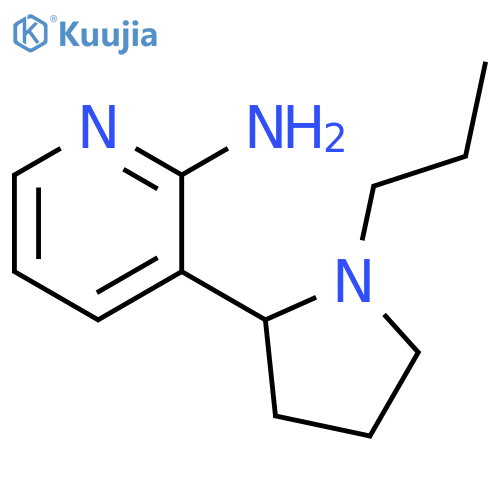3-(1-Propyl-pyrrolidin-2-yl)-pyridin-2-ylamine structure