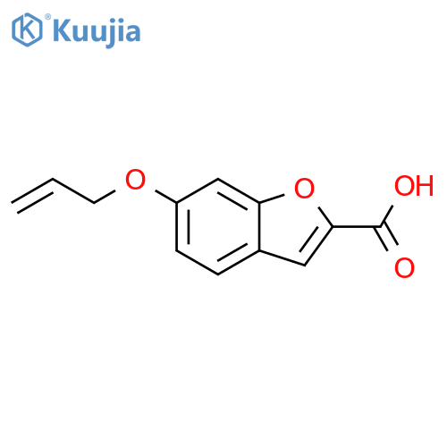 6-Allyloxy-benzofuran-2-carboxylic acid structure