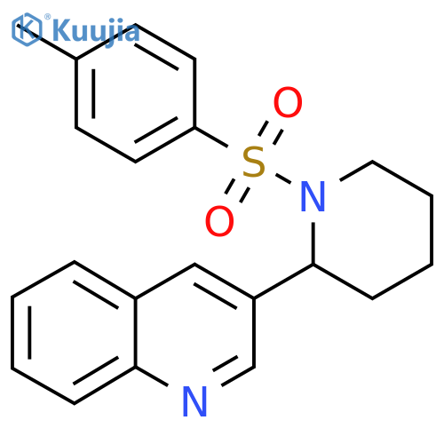 3-(1-Tosylpiperidin-2-yl)quinoline structure