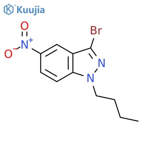 3-Bromo-1-butyl-5-nitro-1H-indazole structure