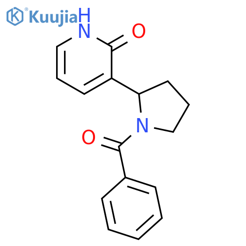 [2-(2-Hydroxy-pyridin-3-yl)-pyrrolidin-1-yl]-phenyl-methanone structure