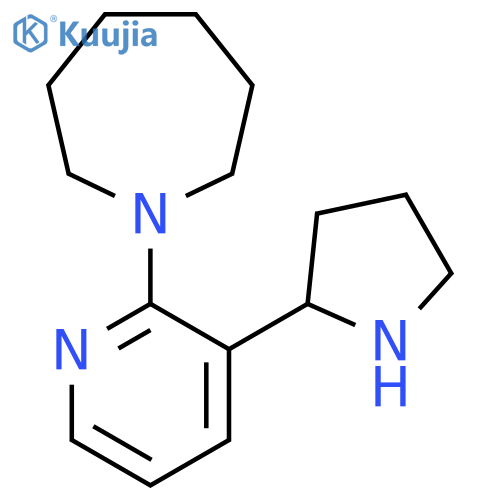 1-(3-(Pyrrolidin-2-yl)pyridin-2-yl)azepane structure
