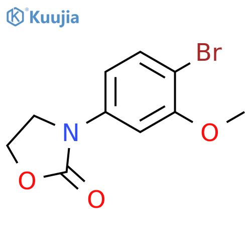 3-(4-Bromo-3-methoxyphenyl)-1,3-oxazolidin-2-one structure