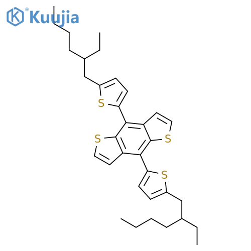 4,8-Bis5-(2-ethylhexyl)-2-thienylbenzo1,2-b:4,5-b'dithiophene structure