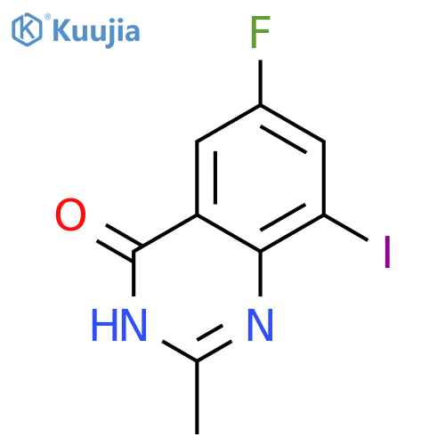 6-Fluoro-8-iodo-2-methylquinazolin-4(3H)-one structure