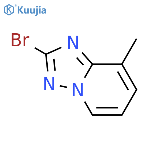 2-bromo-8-methyl-1,2,4triazolo1,5-apyridine structure