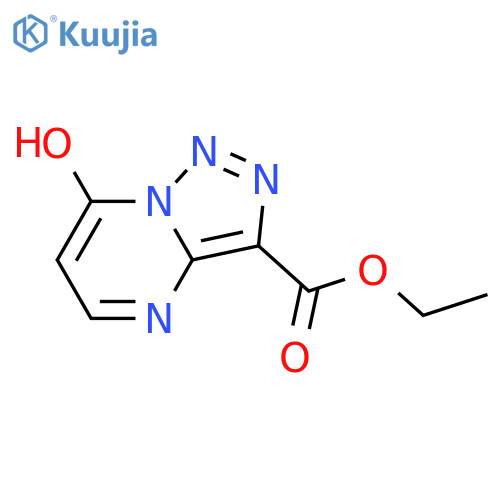 Ethyl 7-hydroxy-[1,2,3]triazolo[1,5-a]pyrimidine-3-carboxylate structure