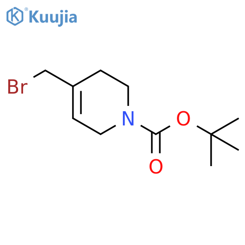 1(2H)-Pyridinecarboxylic acid, 4-(bromomethyl)-3,6-dihydro-, 1,1-dimethylethyl ester structure